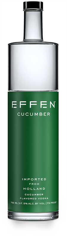 EFFEN Cucumber Vodka bottle shot